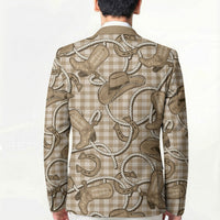 Beige Hawaii Palaka Cowboy Blazer Hawaiian Paniolo Festival Spirit
