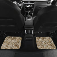 Beige Hawaii Palaka Cowboy Car Mats Hawaiian Paniolo Festival Spirit