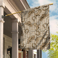 Beige Hawaii Palaka Cowboy Garden Flag Hawaiian Paniolo Festival Spirit