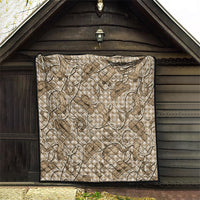 Beige Hawaii Palaka Cowboy Quilt Hawaiian Paniolo Festival Spirit