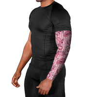 Pink Hawaii Palaka Cowboy Arm Sleeves Hawaiian Paniolo Festival Spirit