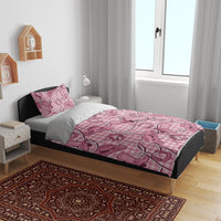 Pink Hawaii Palaka Cowboy Bedding Set Hawaiian Paniolo Festival Spirit