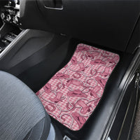Pink Hawaii Palaka Cowboy Car Mats Hawaiian Paniolo Festival Spirit