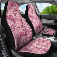 Pink Hawaii Palaka Cowboy Car Seat Cover Hawaiian Paniolo Festival Spirit