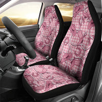Pink Hawaii Palaka Cowboy Car Seat Cover Hawaiian Paniolo Festival Spirit