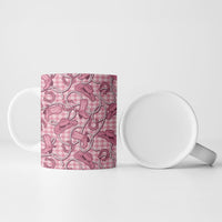 Pink Hawaii Palaka Cowboy Ceramic Mug Hawaiian Paniolo Festival Spirit