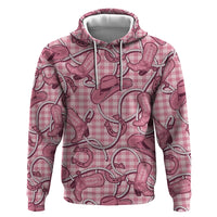 Pink Hawaii Palaka Cowboy Hoodie Hawaiian Paniolo Festival Spirit