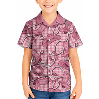 Pink Hawaii Palaka Cowboy Kid Hawaiian Shirt Hawaiian Paniolo Festival Spirit