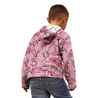 Pink Hawaii Palaka Cowboy Kid Hoodie Hawaiian Paniolo Festival Spirit