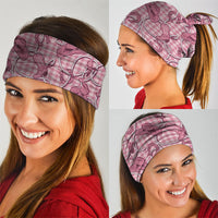 Pink Hawaii Palaka Cowboy Neck Gaiter Hawaiian Paniolo Festival Spirit