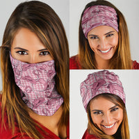 Pink Hawaii Palaka Cowboy Neck Gaiter Hawaiian Paniolo Festival Spirit