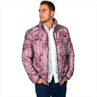 Pink Hawaii Palaka Cowboy Padded Jacket Hawaiian Paniolo Festival Spirit