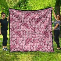 Pink Hawaii Palaka Cowboy Quilt Hawaiian Paniolo Festival Spirit