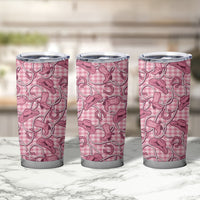 Pink Hawaii Palaka Cowboy Tumbler Cup Hawaiian Paniolo Festival Spirit