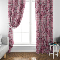 Pink Hawaii Palaka Cowboy Window Curtain Hawaiian Paniolo Festival Spirit