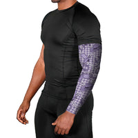 Purple Hawaii Palaka Cowboy Arm Sleeves Hawaiian Paniolo Festival Spirit