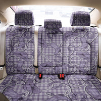 Purple Hawaii Palaka Cowboy Back Car Seat Cover Hawaiian Paniolo Festival Spirit