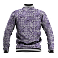 Purple Hawaii Palaka Cowboy Baseball Jacket Hawaiian Paniolo Festival Spirit
