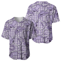 Purple Hawaii Palaka Cowboy Baseball Jersey Hawaiian Paniolo Festival Spirit