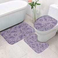 Purple Hawaii Palaka Cowboy Bathroom Set Hawaiian Paniolo Festival Spirit