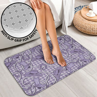 Purple Hawaii Palaka Cowboy Bathroom Set Hawaiian Paniolo Festival Spirit