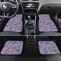 Purple Hawaii Palaka Cowboy Car Mats Hawaiian Paniolo Festival Spirit