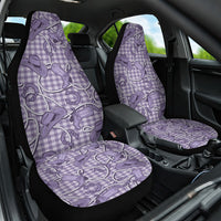 Purple Hawaii Palaka Cowboy Car Seat Cover Hawaiian Paniolo Festival Spirit