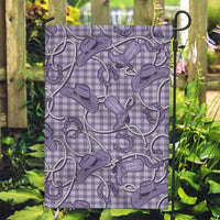 Purple Hawaii Palaka Cowboy Garden Flag Hawaiian Paniolo Festival Spirit