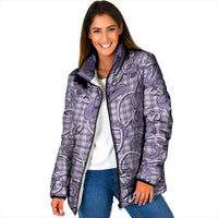 Purple Hawaii Palaka Cowboy Padded Jacket Hawaiian Paniolo Festival Spirit