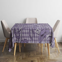 Purple Hawaii Palaka Cowboy Tablecloth Hawaiian Paniolo Festival Spirit