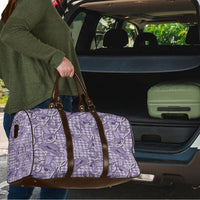 Purple Hawaii Palaka Cowboy Travel Bag Hawaiian Paniolo Festival Spirit