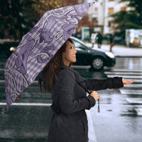 Purple Hawaii Palaka Cowboy Umbrella Hawaiian Paniolo Festival Spirit