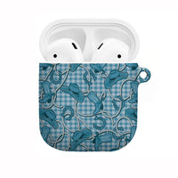 Blue Hawaii Palaka Cowboy AirPods Case Hawaiian Paniolo Festival Spirit