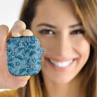 Blue Hawaii Palaka Cowboy AirPods Case Hawaiian Paniolo Festival Spirit