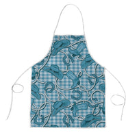 Blue Hawaii Palaka Cowboy Apron Hawaiian Paniolo Festival Spirit