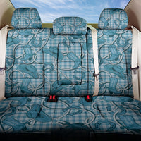 Blue Hawaii Palaka Cowboy Back Car Seat Cover Hawaiian Paniolo Festival Spirit