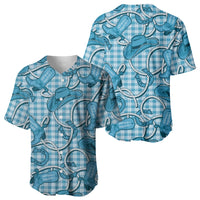 Blue Hawaii Palaka Cowboy Baseball Jersey Hawaiian Paniolo Festival Spirit