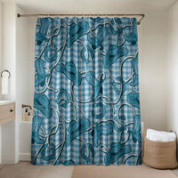 Blue Hawaii Palaka Cowboy Bathroom Set Hawaiian Paniolo Festival Spirit