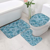 Blue Hawaii Palaka Cowboy Bathroom Set Hawaiian Paniolo Festival Spirit