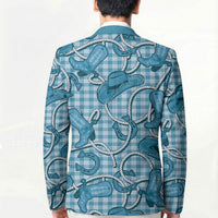 Blue Hawaii Palaka Cowboy Blazer Hawaiian Paniolo Festival Spirit