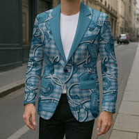 Blue Hawaii Palaka Cowboy Blazer Hawaiian Paniolo Festival Spirit