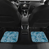 Blue Hawaii Palaka Cowboy Car Mats Hawaiian Paniolo Festival Spirit