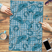 Blue Hawaii Palaka Cowboy Puzzle Hawaiian Paniolo Festival Spirit