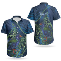 New Zealand Takahe Personalised Couples Matching Summer Maxi Dress and Hawaiian Shirt Silver Fern Galaxy Polynesian Pattern LT22 - Polynesian Pride