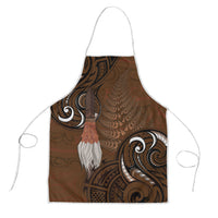 New Zealand Taiaha Apron Maori Weapon Silver Fern Maori Pattern