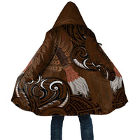 New Zealand Taiaha Cloak Maori Weapon Silver Fern Maori Pattern