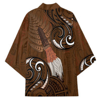 New Zealand Taiaha Kimono Maori Weapon Silver Fern Maori Pattern
