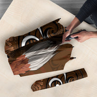 New Zealand Taiaha Umbrella Maori Weapon Silver Fern Maori Pattern