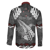 New Zealand Weka Personalised Family Matching Off Shoulder Short Dress and Hawaiian Shirt Aotearoa Hen Silver Fern Maori Pattern