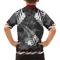 New Zealand Weka Personalised Hawaiian Shirt Aotearoa Hen Silver Fern Maori Pattern